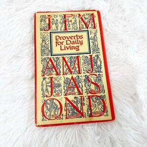 Vintage Proverbs for Daily Living Book – Illustrated Wisdom Guide